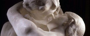 BFW9WE The Kiss, marble, 1888-89, detail